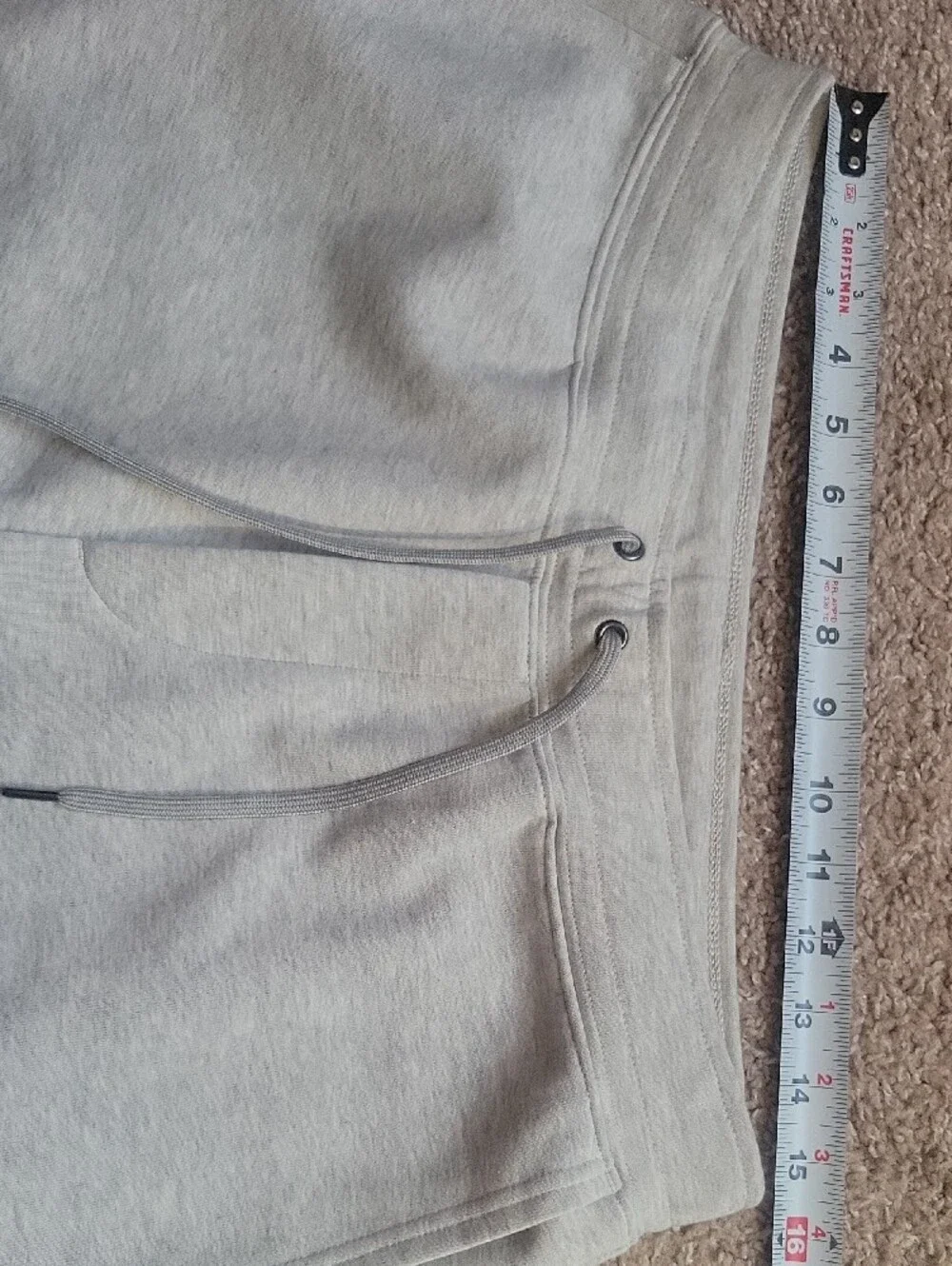 Polo by Ralph Lauren Heather Gray Knit Drawstring Shorts